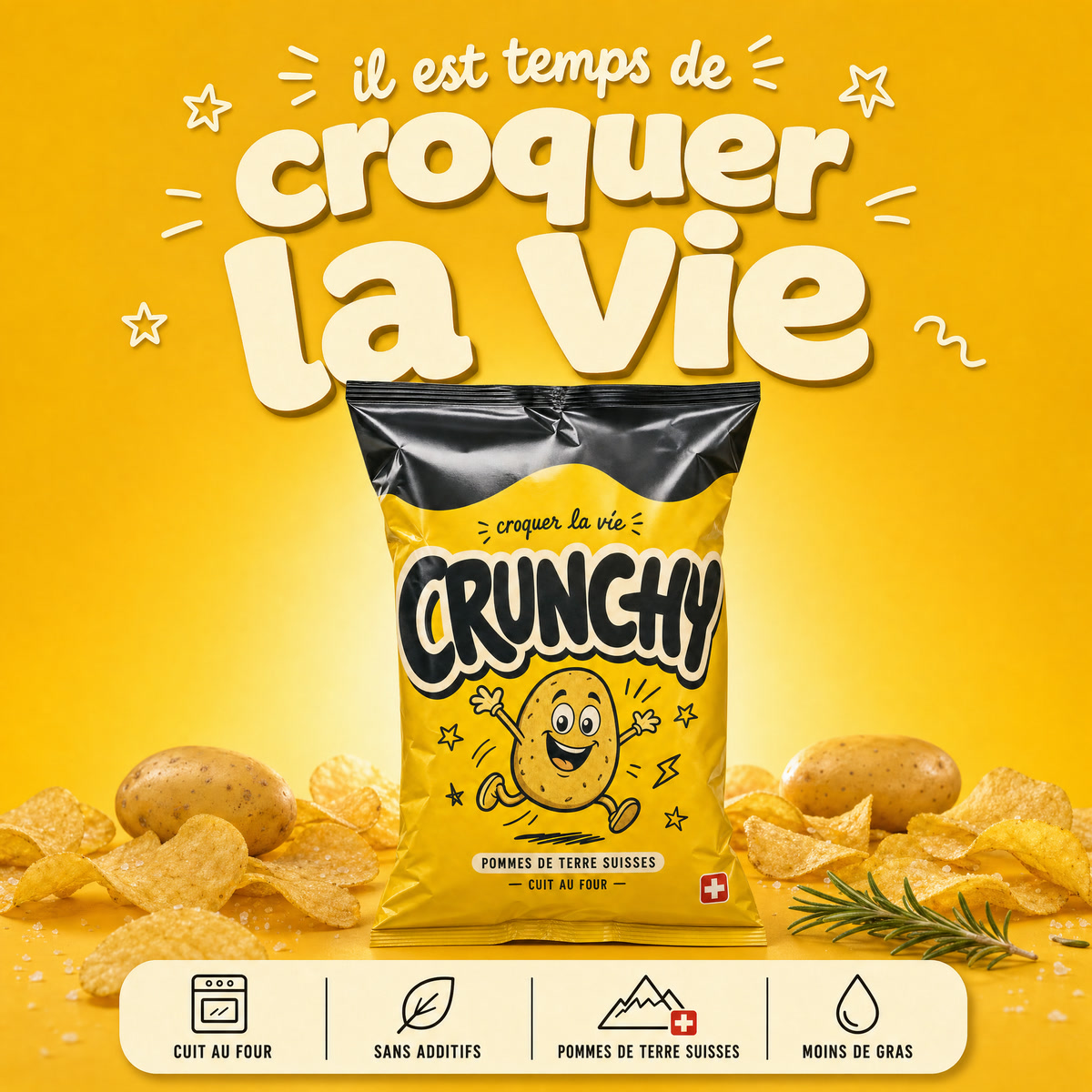 Crunchy — affiche publicitaire