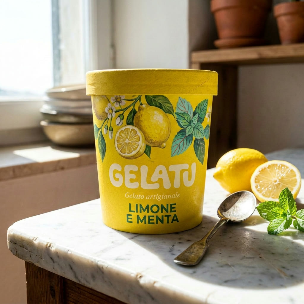 Gelatu limone — packshot pot