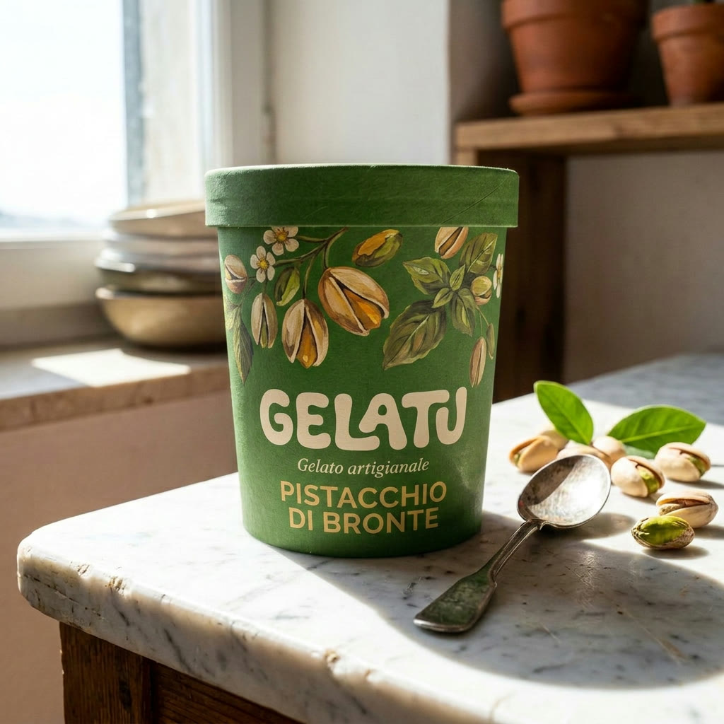 Gelatu pistacchio — packshot pot