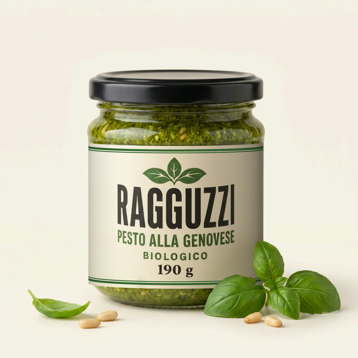 Ragguzzi — packshot du pot de pesto