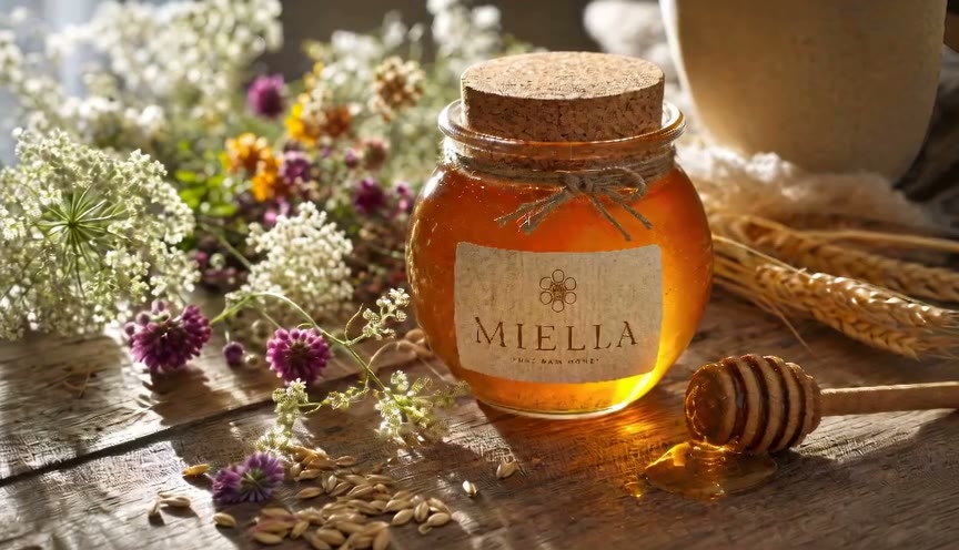 Miella — film publicitaire miel artisanal